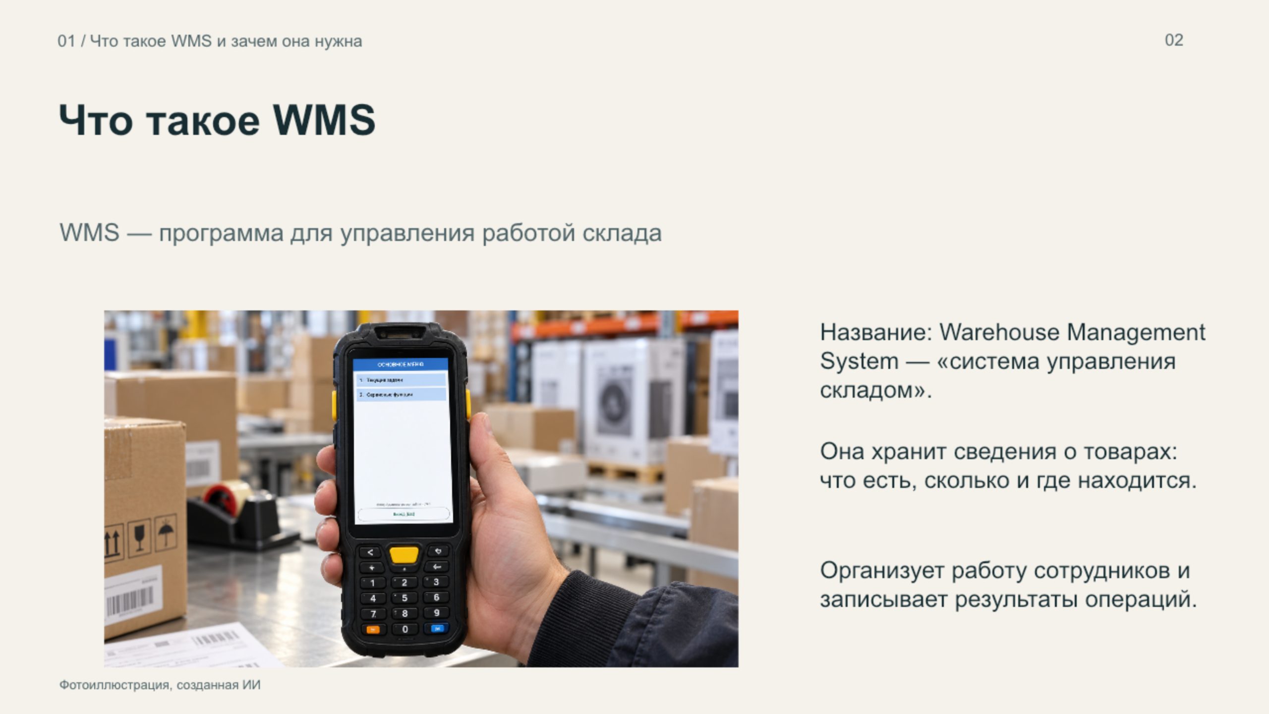 Слайд: что такое WMS